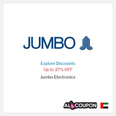 jumbo electronics discount code|Jumbo Flash Sale .